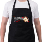 printfashion South park - Cupid Cartman - Kötény - Fekete (15122123)