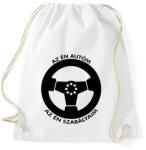 printfashion Az én autóm az én szabályaim - Sportzsák, Tornazsák - Fehér (1688586)