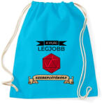 printfashion A Világ Legjobb Szerepjátékosa (Fekete) - Sportzsák, Tornazsák - Surf blue (2651120)