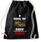 printfashion king of darp - Sportzsák, Tornazsák - Fekete (2446883)