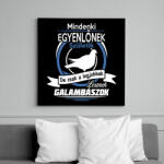 printfashion Legjobbak lesznek galambászok - Vászonkép - Fekete (6656982)