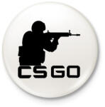 printfashion CS: GO - Kitűző, hűtőmágnes - Fehér (3077219)