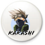 printfashion Hatake Kakashi - Kitűző, hűtőmágnes - Fehér (9898694)