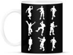 printfashion Fortnite Emotes (white) - Bögre - Fekete (1239457)