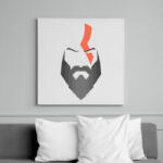printfashion god of war - Vászonkép - Fehér (6627707)