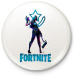 printfashion Fortnite: Tilted Teknique - Kitűző, hűtőmágnes - Fehér (4703448)