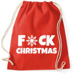 printfashion FUCK CHRISTMAS - Sportzsák, Tornazsák - Piros (10442434)