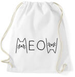 printfashion Meow - Sportzsák, Tornazsák - Fehér (14250972)