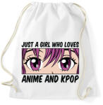 printfashion Anime és kpop - Sportzsák, Tornazsák - Fehér (13218786)