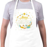 printfashion Merry Christmas - Boldog Karácsonyt - Kötény - Fehér (5528595)
