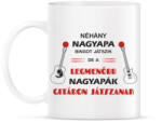 printfashion Legmenőbb nagyapák gitáron játszanak - Bögre - Fehér (6378001)