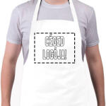 printfashion Céged logója! - Kötény - Fehér (4909577)