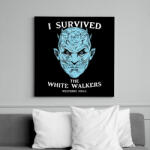 printfashion White Walkers - Vászonkép - Fekete (6647790)