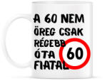 printfashion 60 éves Fekete. - Bögre - Fehér (16111097)