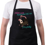 printfashion Feed me trash - Kötény - Fekete (14437746)