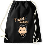 printfashion szakáll- tiszteld a szakállat - Sportzsák, Tornazsák - Fekete (4122394)