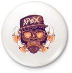 printfashion Cool Apex - Kitűző, hűtőmágnes - Fehér (3084065)