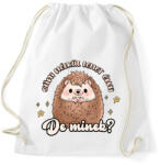 printfashion Süni nélkül élni - Sportzsák, Tornazsák - Fehér (12543290)