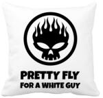 printfashion PRETTY FLY FOR A WHITE GUY - Párnahuzat, Díszpárnahuzat - Fehér (11000075)