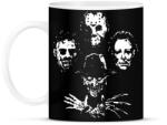 printfashion horror szereplők #2 - Bögre - Fekete (14573459)