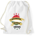 printfashion Hungarikum - Hónappal - Sportzsák, Tornazsák - Fehér (7414873)
