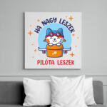 printfashion Ha nagy leszek - Vászonkép - Fehér (7687796)