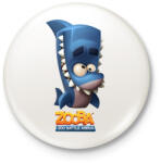 printfashion Zooba - Finn - Kitűző, hűtőmágnes - Fehér (4603096)