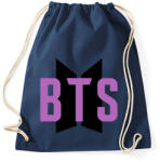 printfashion BTS - Purple - Sportzsák, Tornazsák - Sötétkék (1477049)
