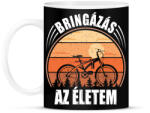 printfashion Bringázás az életem - Bögre - Fekete (8517725)