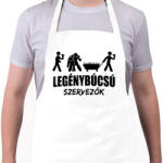 printfashion Legénybúcsú szervezés - Kötény - Fehér (7538949)