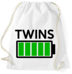 printfashion TWINS - Sportzsák, Tornazsák - Fehér (286249)