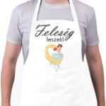 printfashion Feleség leszek! - Kötény - Fehér (6310226)