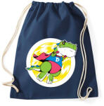 printfashion Szuper dínó - Sportzsák, Tornazsák - Sötétkék (5070304)