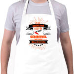 printfashion Bátor hegesztő - Kötény - Fehér (4911804)