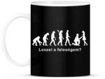 printfashion Emberi evolúció - Bögre - Fekete (5181381)