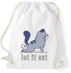 printfashion let it out - Sportzsák, Tornazsák - Fehér (3619872)