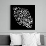 printfashion Tűzfarkas - Vászonkép - Fekete (6652314)