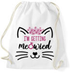 printfashion Meowied - Sportzsák, Tornazsák - Fehér (13156742)