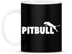 printfashion Pitbull sport - Bögre - Fekete (1187912)