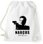 printfashion Narcos - Sportzsák, Tornazsák - Fehér (1542269)