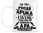 printfashion Pecás apuka - Bögre - Fehér (972621)