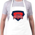 printfashion SUPERFELEÉSG - Kötény - Fehér (11481496)