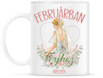 printfashion Februárban férjhez megyek - Bögre - Fehér (7339262)