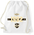 printfashion born-in-1992-cream-choco - Sportzsák, Tornazsák - Fehér (631777)