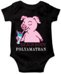 printfashion Beach Body Folyamatban - Baba Body - Fekete (2630366)