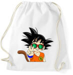 printfashion Goku szemüvegben - Sportzsák, Tornazsák - Fehér (13064926)