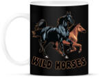 printfashion wild horses - Bögre - Fekete (8960918)