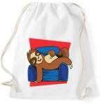 printfashion Lajhár - Sportzsák, Tornazsák - Fehér (9179637)