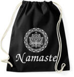 printfashion Namaste - Sportzsák, Tornazsák - Fekete (6870907)