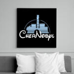 printfashion Chernobyl - Vászonkép - Fekete (6648850)
